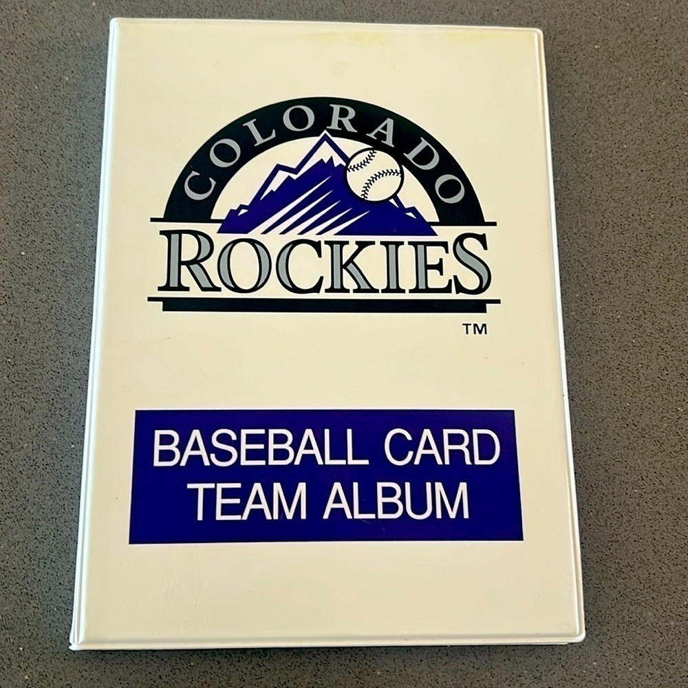 1993 Upper Deck Colorado Rockies Team Album + Upper Deck 1992 Dave Nied #27